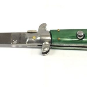 6055 SIDE OPENING SPRING KNIFE GREEN