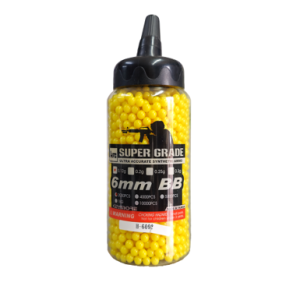 6MM BB BULLETS 2000PC 0,12G YELLOW