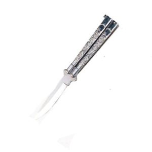 BUTTERFLY KNIFE SILVER 7022