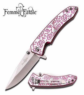 FEMME FATALE SPRING ASSISTED KNIFE FF-A003PK