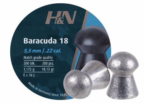 H&N BARACUDA 18 / 5.5MM 18,13gr 200PC