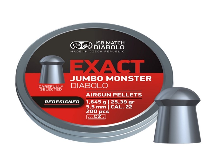 JSB DIABLO JUMBO MONSTERS 5.5MM 25,39gr 200PC