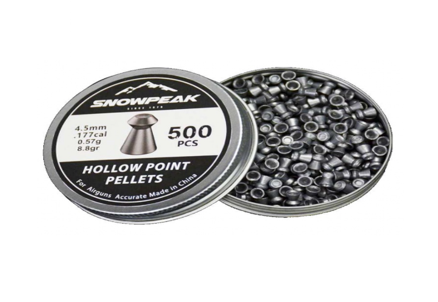 SNOWPEAK HOLLOW POINT PELLETS 4.5MM 8,8gr 500PC