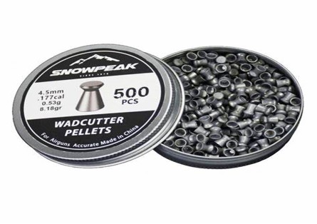 SNOWPEAK WADCUTTER PELLETS 4.5MM 8,18gr 500PC
