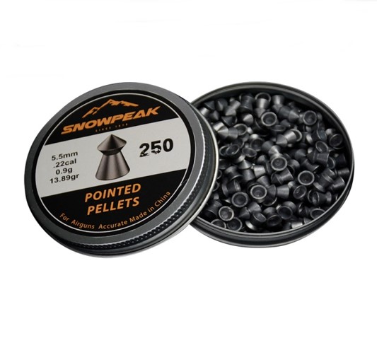 SNOWPEAK POINTED PELLETS 5.5MM 13,89gr 250PC
