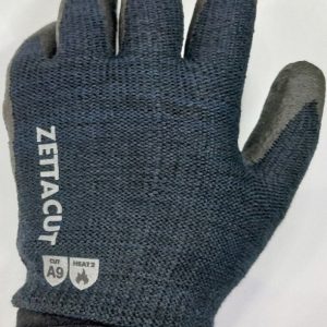Zettacut Heat & Cut Protection Gloves - ANSI A9 (Black) LARGE